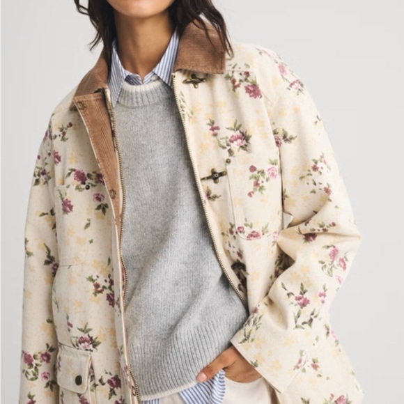 Abercrombie & Fitch Jackets & Blazers - Floral Barn Jacket